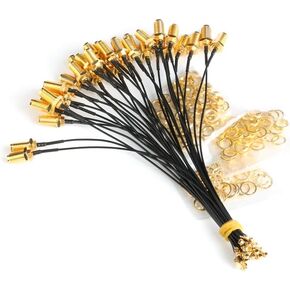 10pcs IPEX to SMA Female Antenna SMA to IPX Head Internal Hole SMA to IPX Adapter Cable WiFi GSM 3G GPS 4G Module Connector Wire 15CM