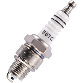 GOOFIT E6TC Spark Plug Replacement for 152F 154F 50cc 70cc 90cc 110cc Motorcycle ATV Go-karts Mini Bike 150cc Moped,Pack of 1