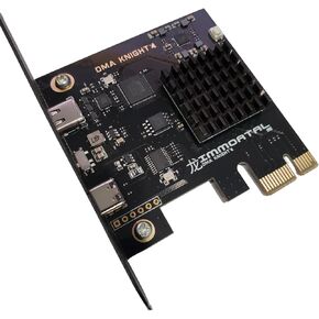 Knight, FPGA DMA with Custom Unique PCILeech Firmware up to 275 MB/s Speed, FPGA DMA USB-C/PCIe Connection, FPGA USB Firmware Flash Capable, PCILeech DMA, Development Board, DMA, FPGA