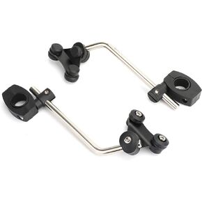 Areyourshop Motorcycle 7/8" 22mm Universal Windshield Mount Bracket, Bracket Standard Handlebar Windshield Mount Clamp for Motorcycles with 7/8" 22mm Handle Bar