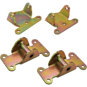 LOSTAR 4 x Solid Motor Engine Mount Combo SBC Chevy Frame Mount Rat Rod Hot Street Stock