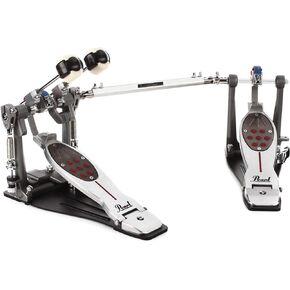 Pearl Eliminator: Redline Left-Handed Double Bass Drum Pedal, Belt Drive (P2052BL)