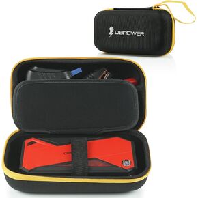 DBPOWER EVA Protection Case for G73 DJS50 DJS80 DJS90 G15 G16 12V Jump Starters, Auto Battery Booster Pack Portable Carrying Box, Hard Shell Storage Bag for Jump Starter Accessories(Bag Only)