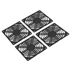 PATIKIL 92mm Fan Filter, 8 Pack ABS Plastic Ventilator Grill Protector Guard for 90X90mm Fan Protective Cover DIY, Black