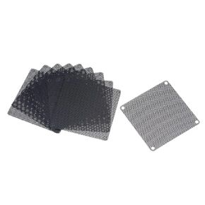 uxcell PC Dust Fan Screen with Screws for Cooling Dustproof Case Cover PVC 80mm 10pcs