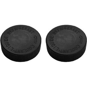 2PCS 21712-79900 Coolant Reservoir Cap, Engine Radiator Water Tank Caps Replacement, Auto Coolant Overflow Cap Compatible with Infiniti Nissan（Black)