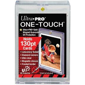 Ultra Pro One Touch Magnetic Thick Card Holder (Fits up to 130pt Card) Baseball, Football, Basketball, Hockey, Nascar, Sportscards, Gaming & Trading Cards Collecting Supplies