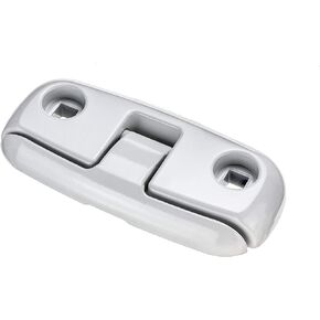 attwood 12048-4 Aluminum Fold-Down Dock Cleat, White, 6-Inch, One Size