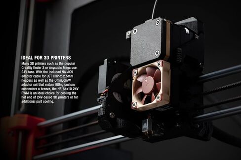 Noctua NF-A4x10 24V PWM, 40mm Quiet Fan for 3D Printers and Other Applications, 4-Pin, 24V Version (40x10mm, Brown) in Saudi Arabia