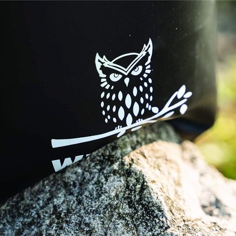 حقيبة ظهر جافة مقاومة للماء من Wise Owl Outfitters - حقيبة مياه سميكة ومتينة للتجديف بالكاياك والتخييم والشاطئ والرياضات الخارجية in Kuwait