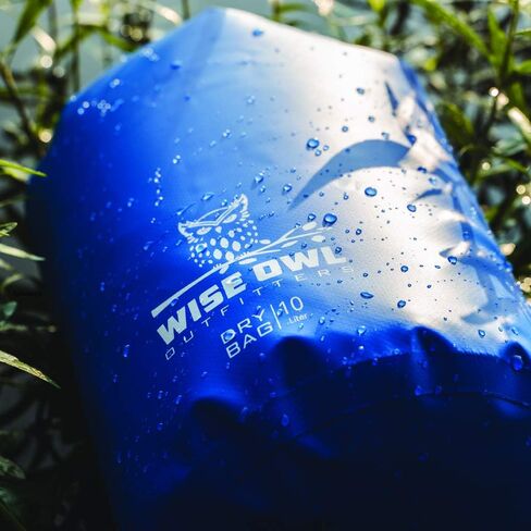 Wise Owl Outfitters Waterproof Dry Bag Backpack - Thick, Durable Water Bag for Kayaking, Camping, Beach and Outdoor Sports in Kuwait