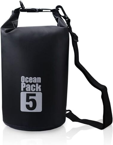 Dry Sack/Waterproof Bag for Boating, Kayaking, Hiking, Snowboarding, Camping, Rafting, Fishing and Backpacking (Black, 30L) in Saudi Arabia