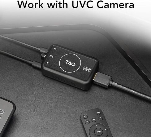 RGBlink UVC to HDMI Adapter 2.0, 4K USB Webcam to HDMI Compatible with Atem Streaming Switcher, USB C Webcams, Add One More HDMI Output (No PC Need) in Kuwait