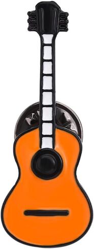 Creative instruments electric guitar violin Ukulele cartoon styling Dripping metal badge Music lover brooch for women and men in Saudi Arabia