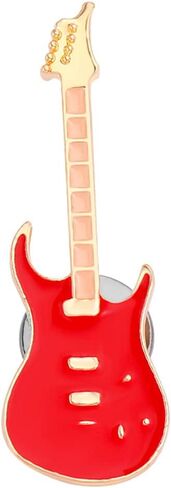 Creative instruments electric guitar violin Ukulele cartoon styling Dripping metal badge Music lover brooch for women and men in Saudi Arabia