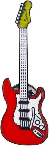 Creative instruments electric guitar violin Ukulele cartoon styling Dripping metal badge Music lover brooch for women and men in Saudi Arabia