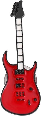 Creative instruments electric guitar violin Ukulele cartoon styling Dripping metal badge Music lover brooch for women and men in Saudi Arabia