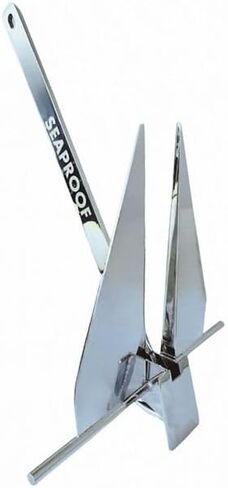Marine Grade 316 Stainless Steel Fluke Style Boat Anchor Polished in Saudi Arabia