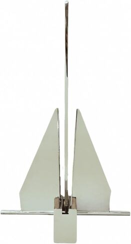 Marine Grade 316 Stainless Steel Fluke Style Boat Anchor Polished in Saudi Arabia