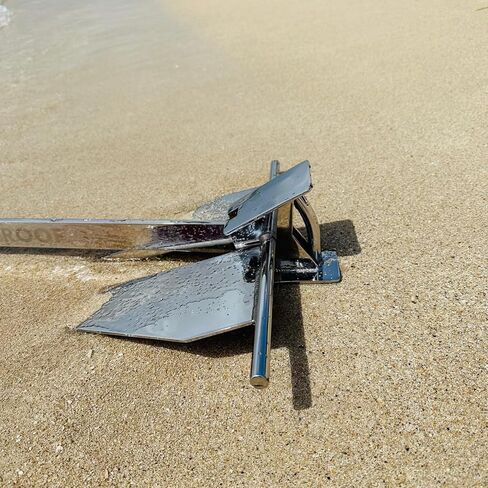 Marine Grade 316 Stainless Steel Fluke Style Boat Anchor Polished in Saudi Arabia