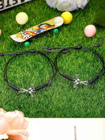 Jadive 20 Pieces Cord Field Hockey Charm Bracelet Braided Hockey Jewelry Presents Adjustable Rope Bracelet for Girl Women Men Teens Most Field Hockey Team Players in Saudi Arabia