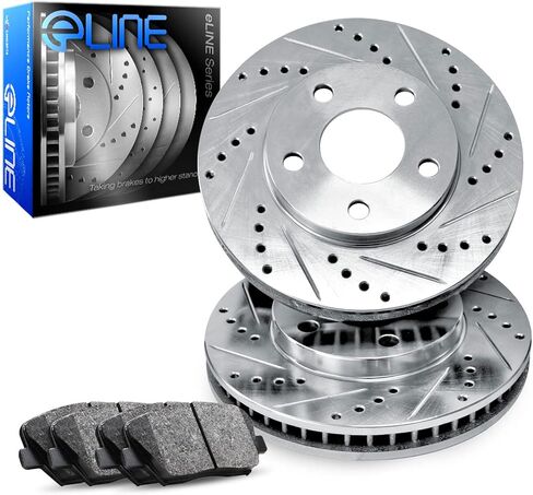 R1 Concepts Front Rear Brakes and Rotors Kit |Front Rear Brake Pads| Brake Rotors and Pads| Semi Metallic Brake Pads and Rotors |fits 2010-2013 Land Rover Range Rover Sport, 2010-2016 Land Rover LR4 in Saudi Arabia
