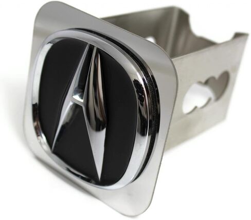 Au-Tomotive Gold, INC. Acura OEM Style 3D Chrome Logo Tow Hitch Cover Plug in Saudi Arabia