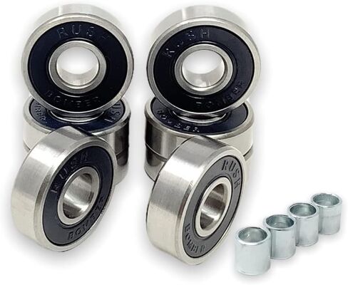 محامل ألواح التزلج المطلية بالتيتانيوم (مجموعة من 8، مع فواصل) in Kuwait