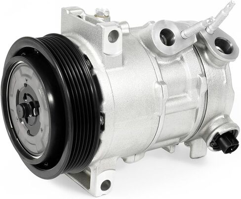 Air Conditioner A/C AC Compressor with Clutch Compatible with Dodge Avenger 2008-2014, Journey 2009-2020, Chrysler 200 2011-2014, Sebring 2007-2010, 2.4L L4#Replace 55111410AD 55111410AE in Saudi Arabia