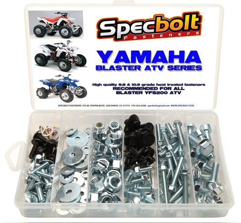طقم براغي 150 قطعة من العلامة التجارية. يناسب: Yamaha Blaster YFS200 ATV صيانة الجسم مصدات العروات محرك عادم المحرك in Saudi Arabia