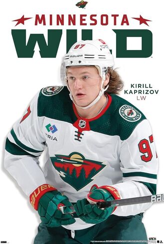 ملصق حائط من Trends International NHL Minnesota Wild - Kirill Kaprizov من السلسلة 23 in Saudi Arabia