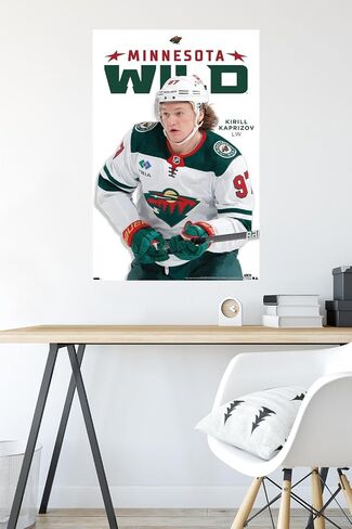 ملصق حائط من Trends International NHL Minnesota Wild - Kirill Kaprizov من السلسلة 23 in Saudi Arabia