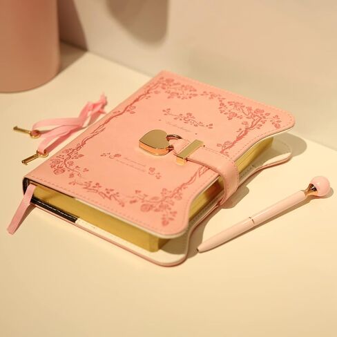 Diary with Lock and Keys for Girls Gift Ideas, 360 Kraft Pages Journal for Women, B6 Refillable Notebook for Writing with Pen and Bookmark (Astro Blue) in Saudi Arabia