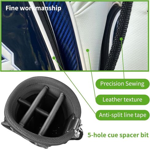Golf Cart Bag Waterproof PU Leather 2024 New in Kuwait