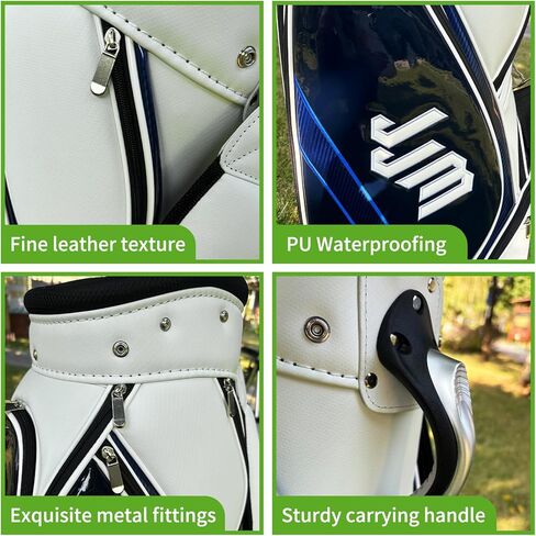 Golf Cart Bag Waterproof PU Leather 2024 New in Kuwait
