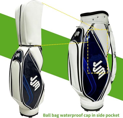 Golf Cart Bag Waterproof PU Leather 2024 New in Kuwait