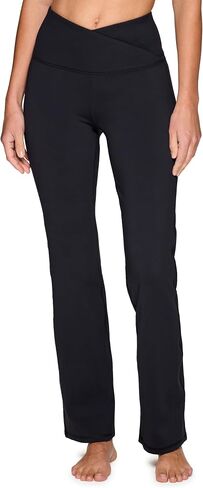 RBX Active Flare Legging for Women, Crossover Waistband Squat Proof Bootcut Flared Yoga Pant for Workouts, Loungewear in Saudi Arabia