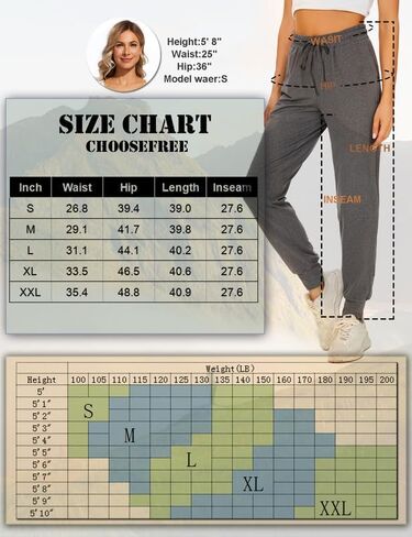 Women's Joggers Pants with Zipper Pockets Activewear Jogger Track Cuff Lounge Sweatpants for Yoga Workout Running in Saudi Arabia