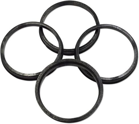 87.1 إلى 78.1 حلقات مركزية، حلقات مركزية بلاستيكية سوداء متوافقة مع تشيفي سيلفرادو تاهو جي إم سي سييرا 1500 يوكون XL، حزمة من 4 in Kuwait