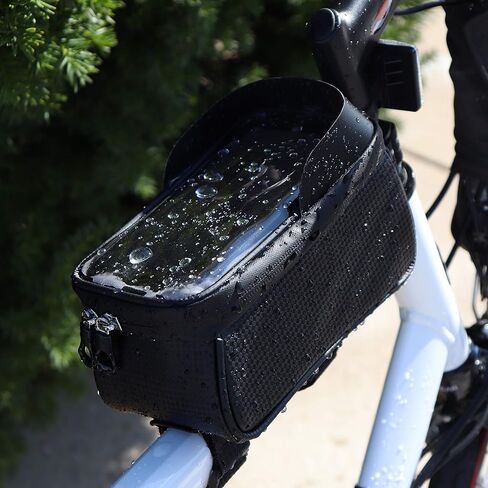 EBIKELING حامل هاتف مقاوم للماء للدراجة - حامل هاتف للدراجة بإطار أمامي - حامل هاتف للدراجة - حقيبة مقود لهاتف Iphone 13 14 Pro Max مقاس 6.5 بوصة in Kuwait