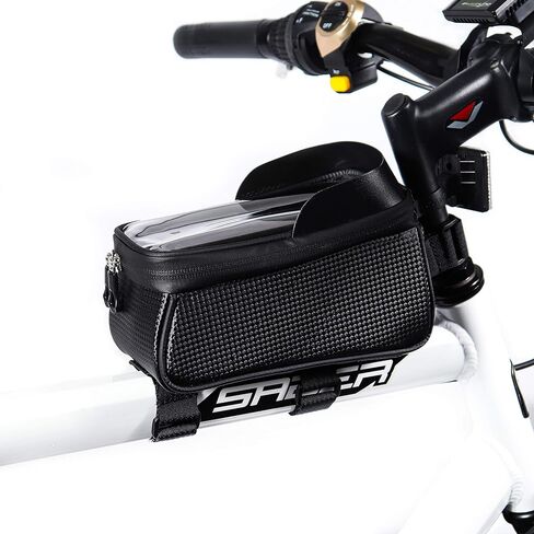 EBIKELING حامل هاتف مقاوم للماء للدراجة - حامل هاتف للدراجة بإطار أمامي - حامل هاتف للدراجة - حقيبة مقود لهاتف Iphone 13 14 Pro Max مقاس 6.5 بوصة in Kuwait