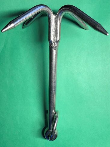 US Stainless Stainless Steel 316 Hook Anchor 8" (200mm) Marine Grade Grapple Grappling Hook in Saudi Arabia