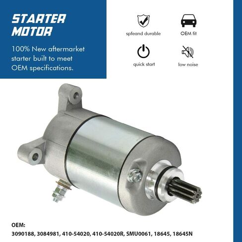 Starter for 1995-2014 Sportsmen Sportsmen Ranger Magunm Trail Blazer Trail Boss 335 400 450 500 ATVS Polaris 3090188 3084981 57-2688 Starter Motor in Saudi Arabia