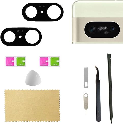 (2set Pack) Pixel 7 Back Camera Glass Repalcement Rear Glass Lens Cover Parts for Google Pixel 7 GVU6C GQML3 6.3 Inches in Saudi Arabia