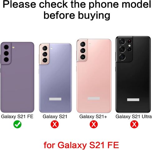 قطعتان بديلتان لزجاج عدسة الكاميرا الخلفية لهاتف Galaxy S21 FE، زجاج عدسة خلفي ASDAWN لهاتف Samsung Galaxy S21 FE 6.4 بوصة جميع الحاملات مع فيلم عدسة مجاني + دليل التثبيت + مجموعة أدوات الإصلاح in Saudi Arabia