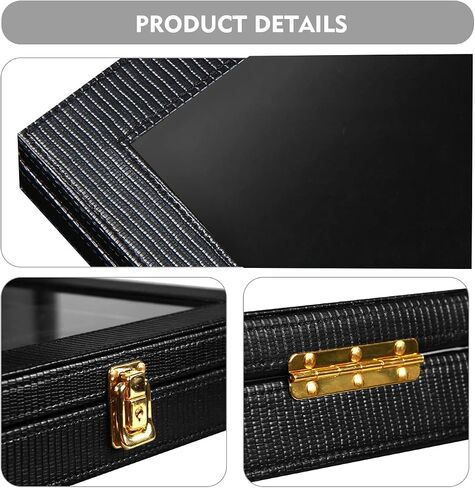 Fanousy Baseball Card Display Case, PU Leather Trading Card Display Frame Holds 9 Psa Graded Card Wall Memorabilia Display Cases for Sports Football Basketball Pokemon Trading Playing, Vertical in Saudi Arabia