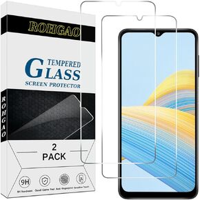 واقي شاشة 2 حزمة ل Samsung Galaxy A13 5G ، Galaxy A13 Glass ، ودية ، خالية من الفقاعات ، مضاد للخدش ، من السهل التثبيت