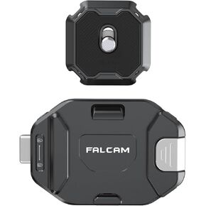 Falcam F38 حذرة الظهر السريعة المقطع V2 ، حزام الكاميرا مع حشية قفل ، ARCA-Swiss متوافق ، يدعم 30 كجم ، حبل/إطلاق سريع لأشرطة الظهر والأرباح الثلاثة