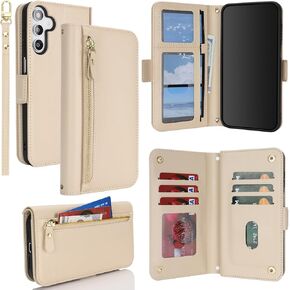 Jaorty متوافق مع Samsung Galaxy A14 5G Wallet Case for Women Men ، 【RFID LOCKING】 PU LEATHY PHOPE