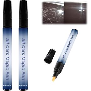 All Cars Magic Pen, 2 Packs Car Scratch Repair Pen Set, Quick Fix for Scratches and Paint Dаmаgе, Fits All Car Colors, Easy to Use（2 Packs）